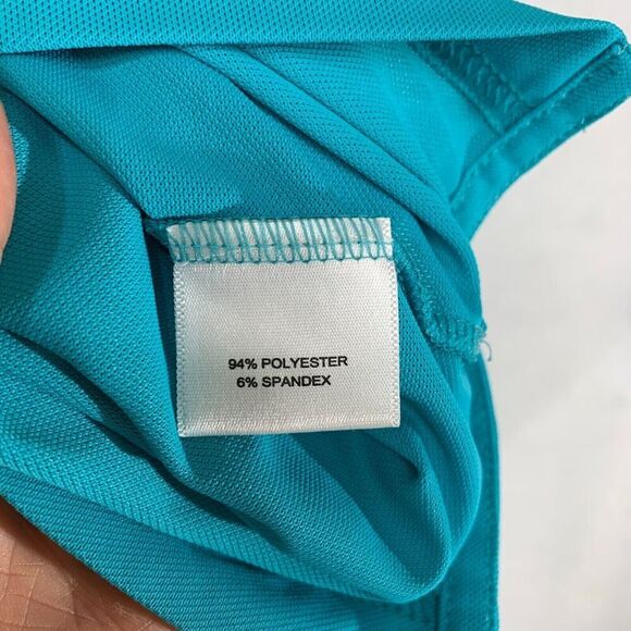 Peter Millar Polo Shirt Mens Size XXL 2XL Teal Blue Summer Comfort Short Sleeve - Picture 7 of 12